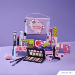 BrushArt x NOBEA Party Ready 24 Days Advent Calendar 2026, BrushArt x NOBEA Party Ready бьюти-адвент-календарь 2026 с косметикой, кистями и аксессуарами, 24 подарка