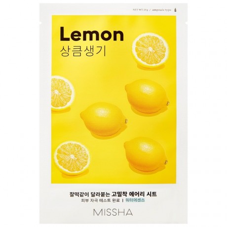Missha Airy Fit Mask Lemon Маска Airy Fit Лимон