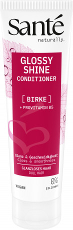 SANTE GLOSSY SHINE Conditioner, 150 ml, Санте Кондиционер Glossy Shine для гладкости, облегчения расчёсывания и блеска волос, 150 мл