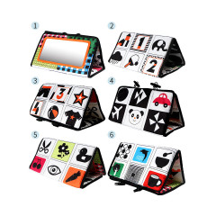 Vetaka Stoffbuch mit Spiegel fur Kinder Тканевая книга с зеркалом для детей