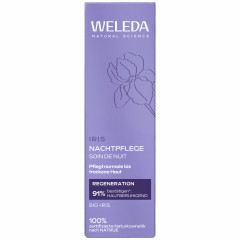 WELEDA Iris Nachtpflege Bio-Iris, 30 ml, Питательный ночной крем Iris с органическим ирисом, ромашкой и календулой, 30 мл