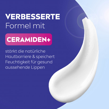 Labello Sun Protect LSF 50+, Солнцезащитный бальзам для губ с маслом ши и церамидами для питания и защиты от сухости, SPF 50+, 4,8 г