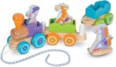 Melissa Doug Ziehspielzeug Schaukelnder Holzzug Игрушка-качалка Деревянный поезд-качалка