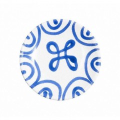 Gmundner Keramik Gmundner Keramik Blaugeflammt Mokka-/Espresso-Untertasse glatt d: 11 cm Gmundner Ceramics Blaugeflammt Гладкое блюдце для мокко/эспрессо d: 11 см