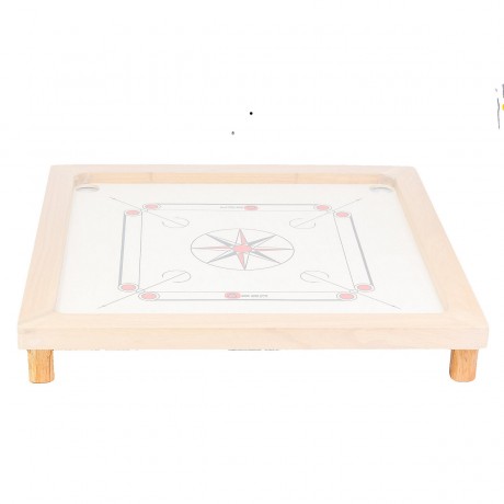 UBERGAMES Karromspiel Carrom-Fusschen zum Unterstellen Игра Карром Карром ноги положить под