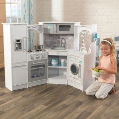 KidKraft Ultimate Eck-Spielkuche mit Licht- und Soundeffekten – Weiss Ultimate Corner Play Kitchen со световыми и звуковыми эффектами