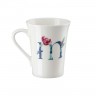 Hutschenreuther Hutschenreuther Flower Alphabet Becher mit Henkel M-Magnolia 0,40 L Кружка Hutschenreuther Flower Alphabet с ручкой M-Magnolia 0,40 л