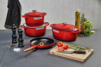 Le Creuset LE CREUSET Br\u00e4ter SIGNATURE rot LE CREUSET Br>4ter ПОДПИСЬ