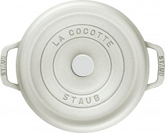 Staub Staub Br\u00e4ter Cocotte 28cm rund  Weiss Staub Br&amp;gt;4ter Кокотка 28см круглая