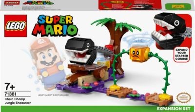 LEGO LEGO Super Mario 71381 Begegnung mit dem Kettenhund – Erweiterungsset LEGO Super Mario 71381 Дополнительный набор «Столкновение с цепной собакой»