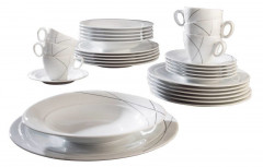 Seltmann Weiden Seltmann Weiden Kombiservice 30tlg TRIO HIGHLINE Weiss Комбинированный сервис Seltmann Weiden, 30 шт. TRIO HIGHLINE