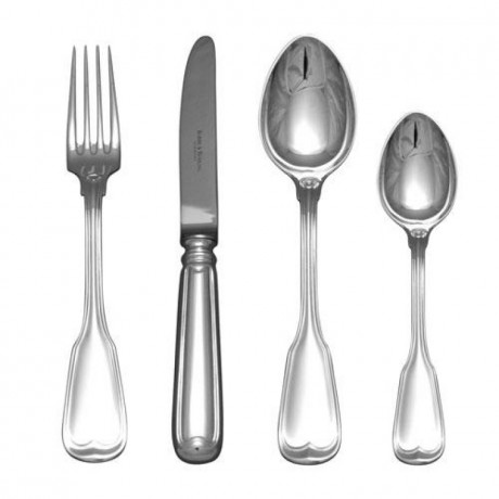 Robbe & Berking Robbe & Berking Alt Faden 925 Sterling Silber Kinderbesteck 4-tlg. Robbe & Berking Alt thread 925 столовые приборы для детей из серебра 925 пробы, 4 предмета.