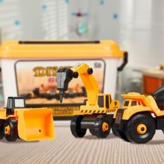 relaxdays Baustellenfahrzeuge Kinder 6-tlg. Set Строительные машины детские 6 шт. установлен