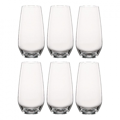 Spiegelau Spiegelau Authentis Casual Universalbecher - Summerdrinks 6er Glas Set 550 ml Универсальная чашка Spiegelau Authentis Casual - набор для летних напитков из 6 стаканов 550 мл