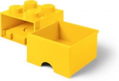 LEGO LEGO Aufbewahrungsbox 4er gelb mit Schublade, 25 x 25 x 18 cm Набор ящиков для хранения LEGO из 4 желтых ящиков с выдвижным ящиком, 25 x 25 x 18 см.