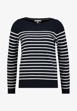 Tommy Hilfiger HERITAGE BOAT Jumper midnight/classic white HERITAGE BOAT прыгуны полночь/классический белый