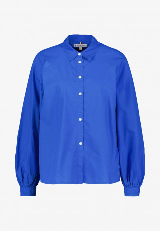 Tommy Hilfiger CO SOLID RAGLAN Button-down blouse denim CO SOLID RAGLAN Блузка на пуговицах джинсовая ткань
