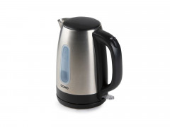 Domo Wasserkocher, 1.7 l, 2200 W, gross leise mit 360°-Fuss, aus Edelstahl elektrisch ohne Kabel Teekocher Чайник Domo, 1,7 л, 2200 Вт, большой, тихий, с подставкой на 360°, из нержавеющей стали, электрочайник без кабеля