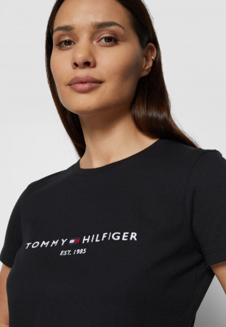 Tommy Hilfiger HERITAGE  Print T-shirt schwarz  НАСЛЕДИЕ Футболка с принтом черный