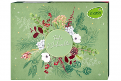 Alverde NATURKOSMETIK Adventskalender Адвент-календарь 2025 "Счастливого Рождества", 24 средства натуральной косметики по уходу за кожей лица и тела