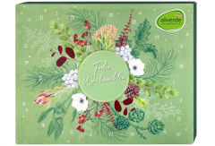 Alverde NATURKOSMETIK Adventskalender Адвент-календарь 2025 "Счастливого Рождества", 24 средства натуральной косметики по уходу за кожей лица и тела