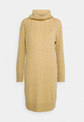 Tommy Hilfiger CABLE ROLL  Jumper dress countryside khaki CABLE ROLL Платье-джемпер загородный хаки