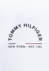Tommy Hilfiger SHADOW TEE UNISEX Print T-shirt optic white SHADOW TEE UNISEX Футболка с принтом оптический белый