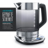 Arendo Arendo Wasserkocher, 1,5 l, 2200 W, Edelstahl Glas, mit Basisstation Temperatureinstellung 70°C 100°C Чайник Arendo, 1,5 л, 2200 Вт, стекло нержавеющая сталь, с регулировкой температуры на базовой станции 70°С 100°С