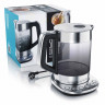 Arendo Arendo Wasserkocher, 1,5 l, 2200 W, Edelstahl Glas, mit Basisstation Temperatureinstellung 70°C 100°C Чайник Arendo, 1,5 л, 2200 Вт, стекло нержавеющая сталь, с регулировкой температуры на базовой станции 70°С 100°С