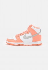 Nike Sportswear W DUNK HIGH Sneaker high crimson bliss/iron ore/white W DUNK HIGH Высокие кроссовки женские малиновое блаженство/железная руда/белый