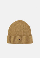 Tommy Hilfiger ESSENTIAL FLAG BEANIE UNISEX Beanie desert khaki melange ESSENTIAL FLAG BEANIE UNISEX Шапочка пустыня хаки меланж