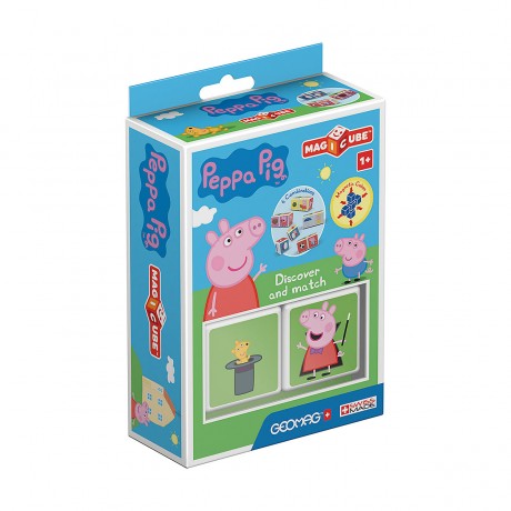 Geomag MagiCube Peppa Pig Discover Match MagiCube Свинка Пеппа Найти матч