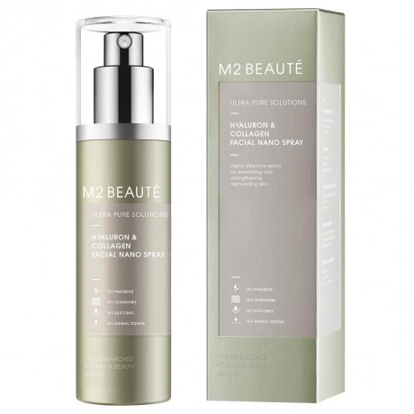 M2 Beaute Ultra Pure Solution Hyaluron & Collagen Facial Nano Spray Нано-спрей для лица Ultra Pure Solution Hyaluron & Collagen