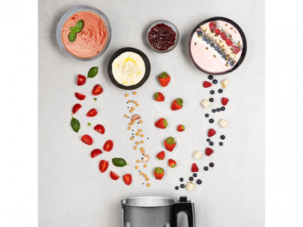 PRINCESS PRINCESS Multikocher, 1000 W, Digitaler Suppenkocher Standmixer Smoothiemaker Thermokocher Edelstahl Мультиварка PRINCESS, 1000 Вт, цифровая суповарка, миксер, смузи, термоварка, нержавеющая сталь