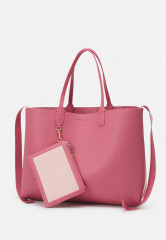 Tommy Hilfiger ICONIC TOTE MONOGRAM Tote bag english pink monogram ICONIC TOTE MONOGRAM Сумка-тоут Английская розовая монограмма