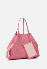 Tommy Hilfiger ICONIC TOTE MONOGRAM Tote bag english pink monogram ICONIC TOTE MONOGRAM Сумка-тоут Английская розовая монограмма