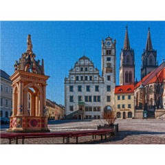 CALVENDO Puzzle CALVENDO Puzzle Am Neumarktbrunnen in Oschatz Пазл CALVENDO Puzzle У фонтана Ноймаркт в Ошаце