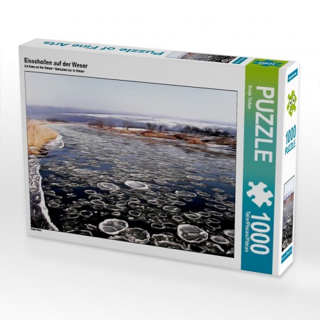 CALVENDO Puzzle CALVENDO Puzzle Eisschollen auf der Weser Пазл CALVENDO Puzzle Льдины на Везере