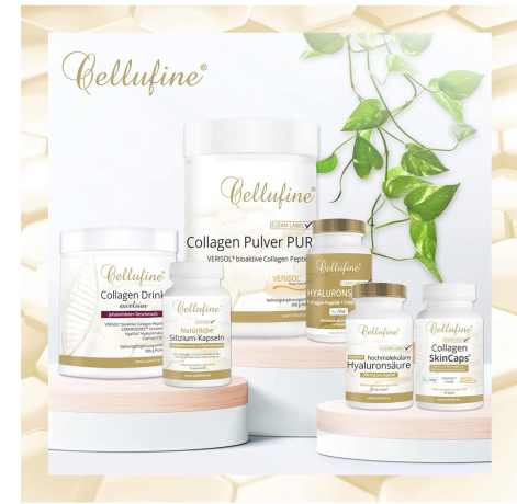 Cellufine Premium Collagen Powder 300g, Коллаген гидролизат порошок (Германия), 300г