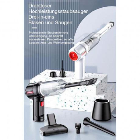 MOUTEN MOUTEN Akku-Handstaubsauger Wiederaufladbarer multifunktionaler kabelloser Nass- und Trockensauger Schwarz MOUTEN Беспроводной ручной пылесос Перезаряжаемый многофункциональный беспроводной пылесос для влажной и сухой уборки