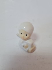 Weibe Porzellan Taiwan Фигурка ангела хранителя &quot;Младенец с двумя маленькими крыльями&quot;, 4см x 5см, Тайвань, 1960-70гг.