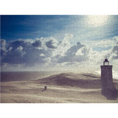 CALVENDO Puzzle CALVENDO Puzzle Sandsturm am Leuchtturm Пазл CALVENDO Puzzle Песчаная буря на маяке