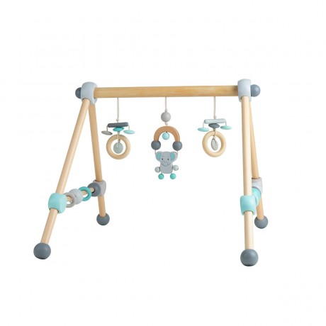 bieco Spiele Trapez Spielbogen Elefant Holz Mobile Activity Center Figuren Rasseln Spielbogen Игры трапеция играть арка слон деревянный мобильный центр активности фигурки погремушка играть арка