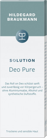 Hildegard Braukmann SOLUTION Deo Pure, 75 ml, Hildegard Braukmann дезодорант для женщин и мужчин, 75 мл