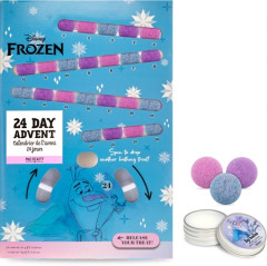 Mad Beauty Frozen Advent Adventskalender 2026, Mad Beauty детский адвент-календарь 2026 Disney Frozen с бомбочками для ванны и бальзамом для губ, 24 подарка