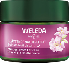 WELEDA Glaettende Nachtpflege, 40 ml, Разглаживающий ночной крем с органической дикой розой и белым чаем, 40 мл