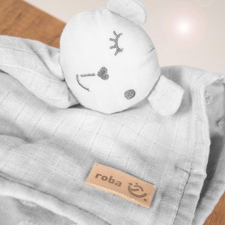 Roba Schmusetuch Lil Planet grau Одеяло Lil Planet серый