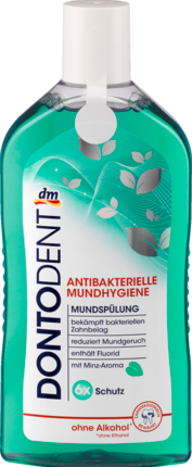 DONTODENT Mundhygiene, Антибактериальноеe Средство для Полости Рта с Защитой от Микробов, 500 мл
