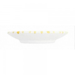 Gmundner Keramik Gmundner Keramik Gelbgeflammt Mokka-/Espresso-Untertasse glatt d: 11 cm Гладкая керамическая тарелка для мокко/эспрессо Gmundner, желтое пламя, д: 11 см