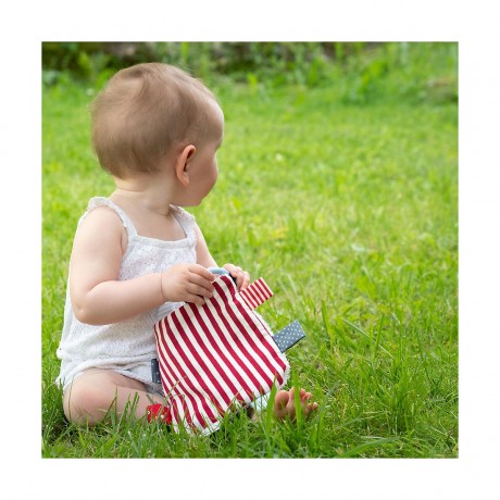 Fehn Knistertuch Teddy mit Ring Тедди из мятой ткани с кольцом